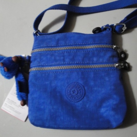 Kipling Alvar XS Glacier Blue Small Crossbody Bag - Picture 3 of 8